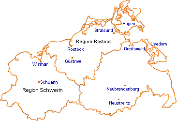 Mecklenburg Vorpommern Karte