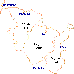 Schleswig Holsten Karte